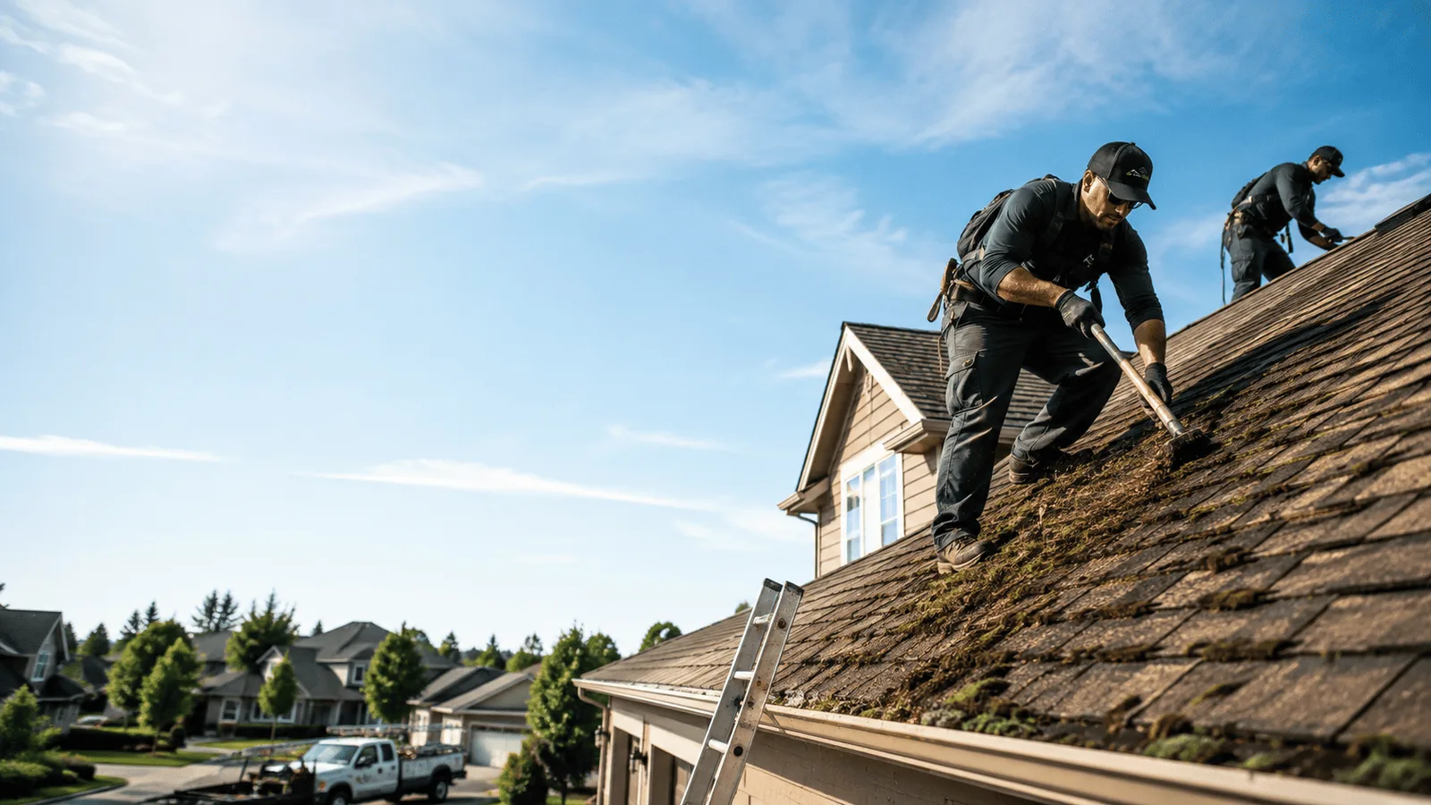 Roof Moss Removal in Athens, ME near me